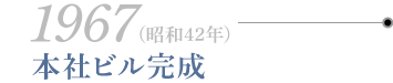 1967年　本社ビル完成